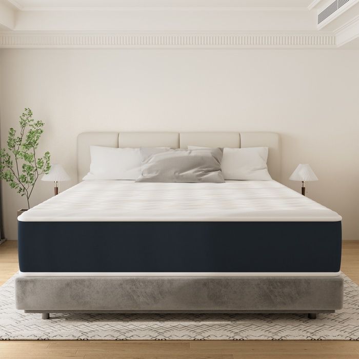 Colchón de 160x200 cm, 32 cm de grosor, de espuma viscoelástica, Stanew Perfect High Resilience Support, 7 zonas, reversible.