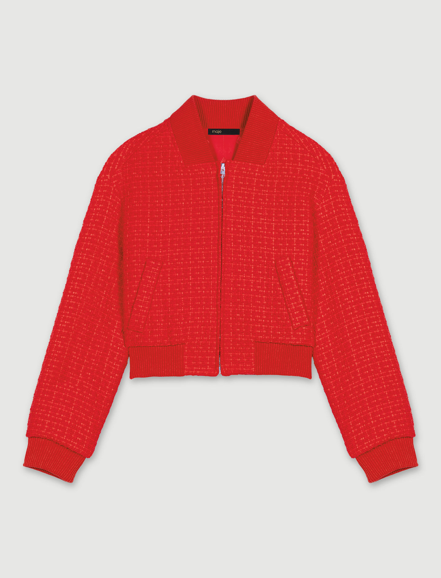Kort tweedjasje - Rood
