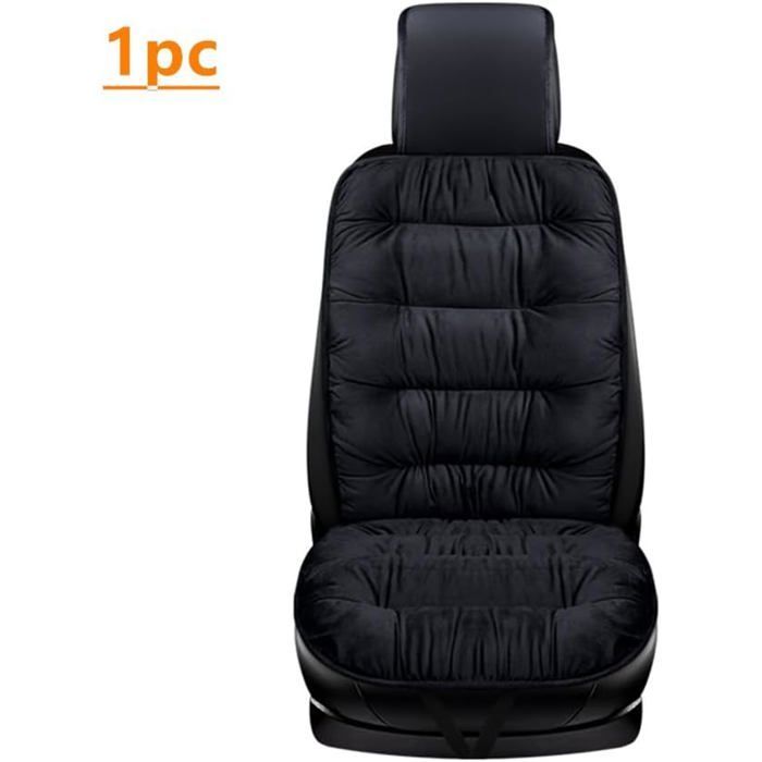 Funda para asiento de coche - PZCC - Funda cálida - Tejido de terciopelo suave - Universal - 1 funda delantera