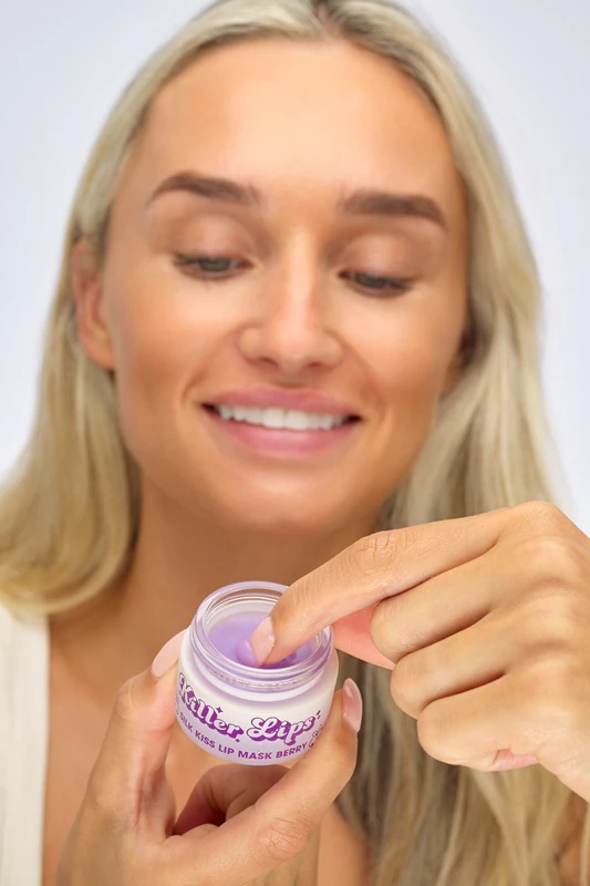 Killer Lips Silk Kiss lūpu maska ar ogu mitrinošu lūpu masku