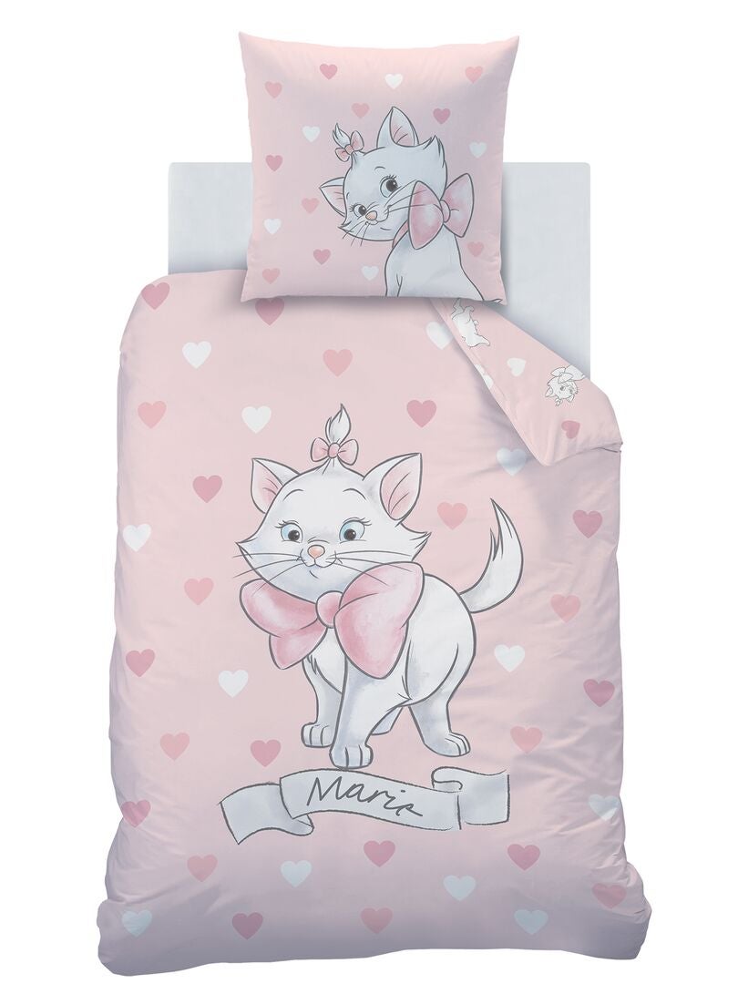 'De Aristocats' beddengoedset - eenpersoons - roze