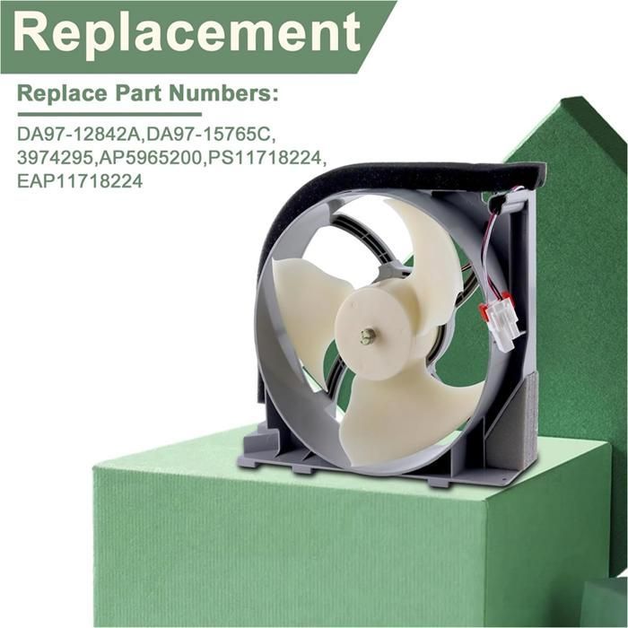 DA97-15765A DA31-00340A Conjunto de motor de ventilador de condensador para refrigerador Samsung DA97-12842A, DA31-00278C DC