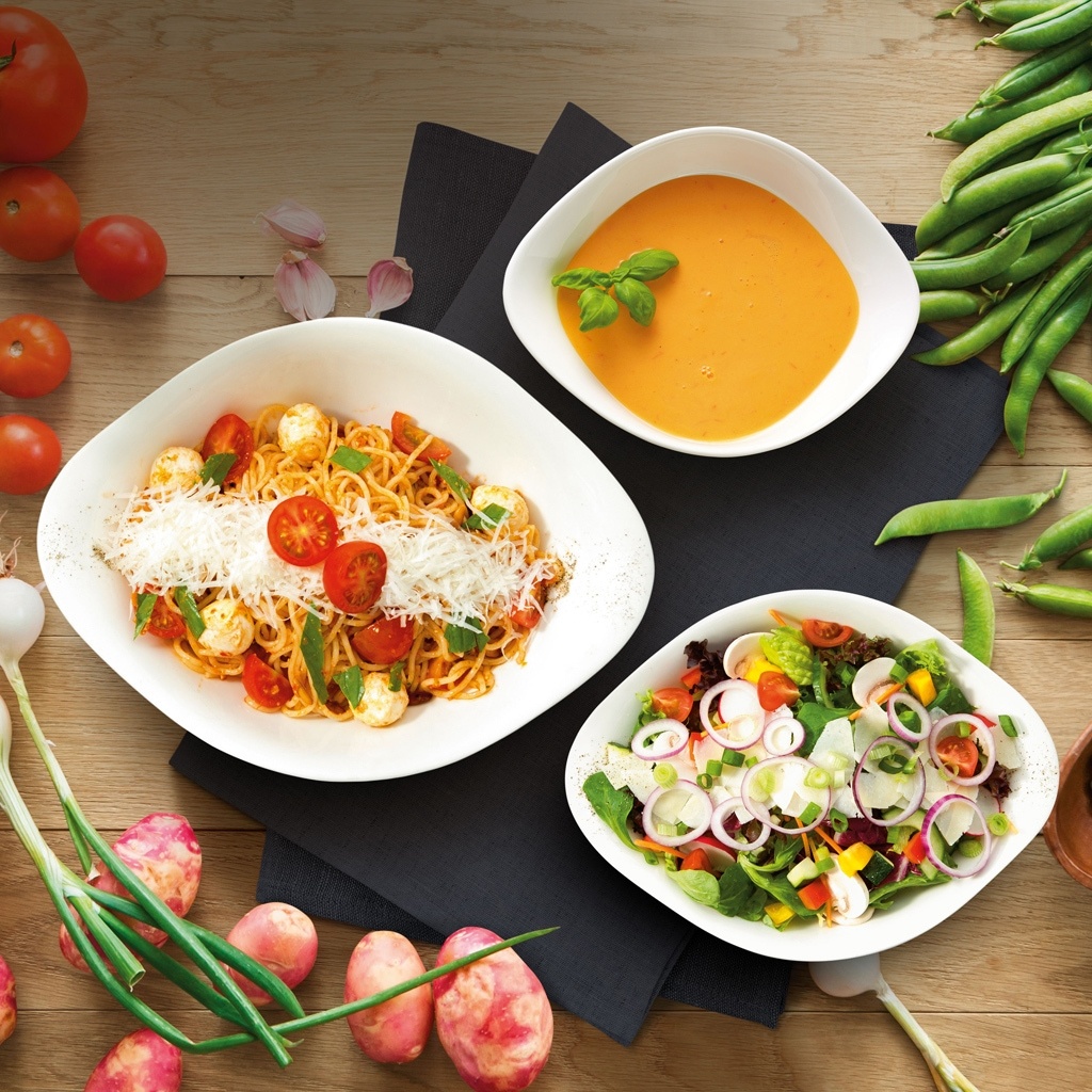 Villeroy & Boch galda piederumu komplekts, 6 daļas (trio). Vapiano – 1 daļa