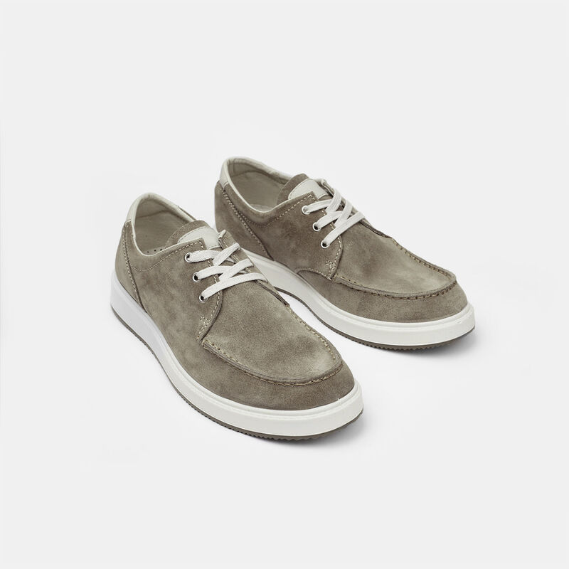Męskie zamszowe buty sznurowane