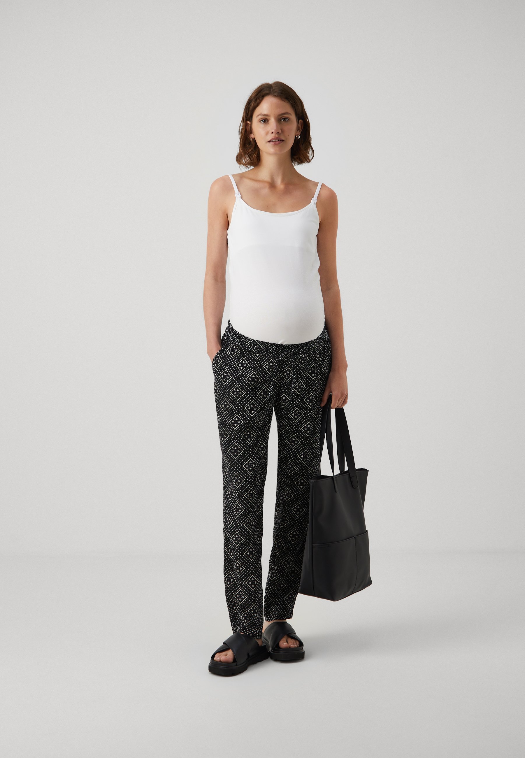 Anna Field MAMA PACK DE 2 - Haut - noir/blanc