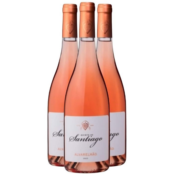 Quinta de Santiago Alvarelhão 2023 - Vinho Verde - Vin Rosé du Portugal (3x75cl)