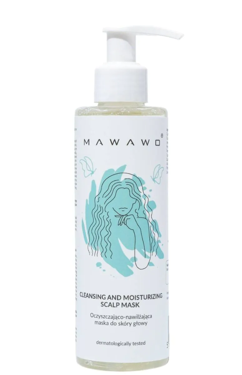 Mawawo - Oczyszczająco-nawilżająca maska do skóry głowy 200ml