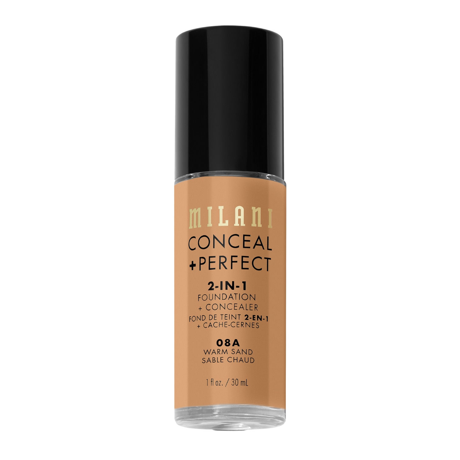 Base 2 em 1 Milani com Corretivo + - 30 ml