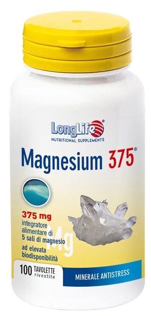 LONG LIFE Longlife Magnesium 375 Voedingssupplement met magnesium