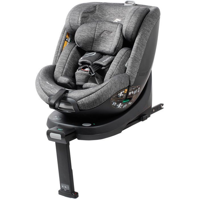 Silla de coche BABYAUTO Magna Plus - Grupo 0/1/2/3 - I-Size - 40/125 cm - Isofix - Giro de 360° - Reclinable - Gris