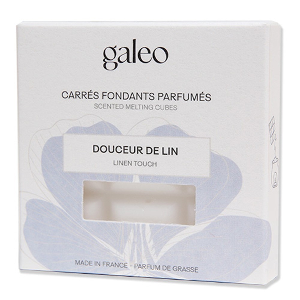 Galeo Carrés fondants parfumés fleur de lin