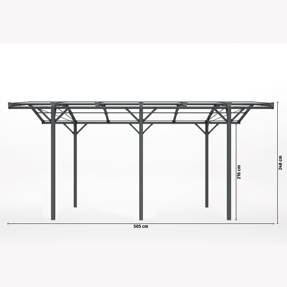 Carport din aluminiu