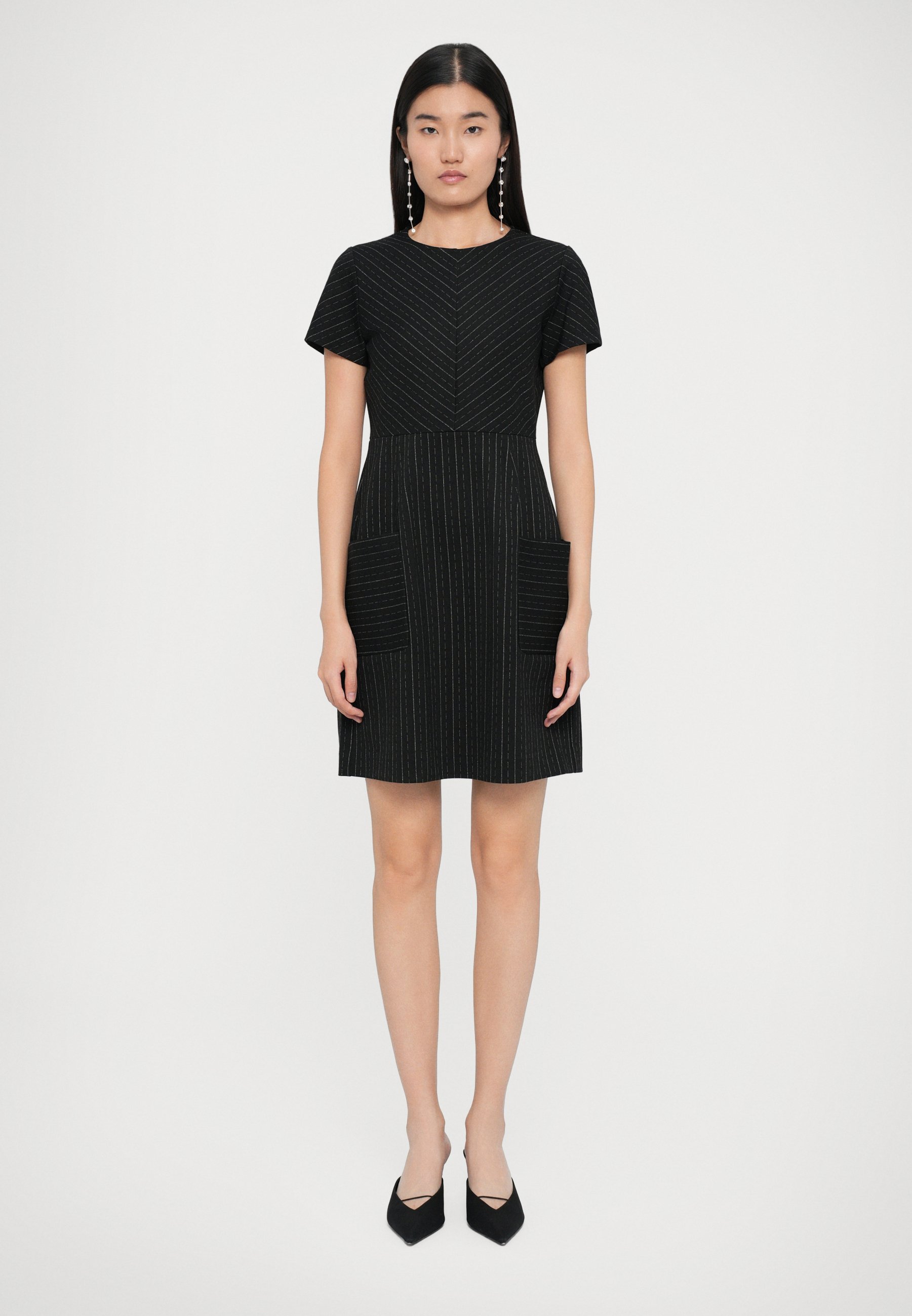 Robe Diane von Furstenberg WILMA - Robe droite - noire