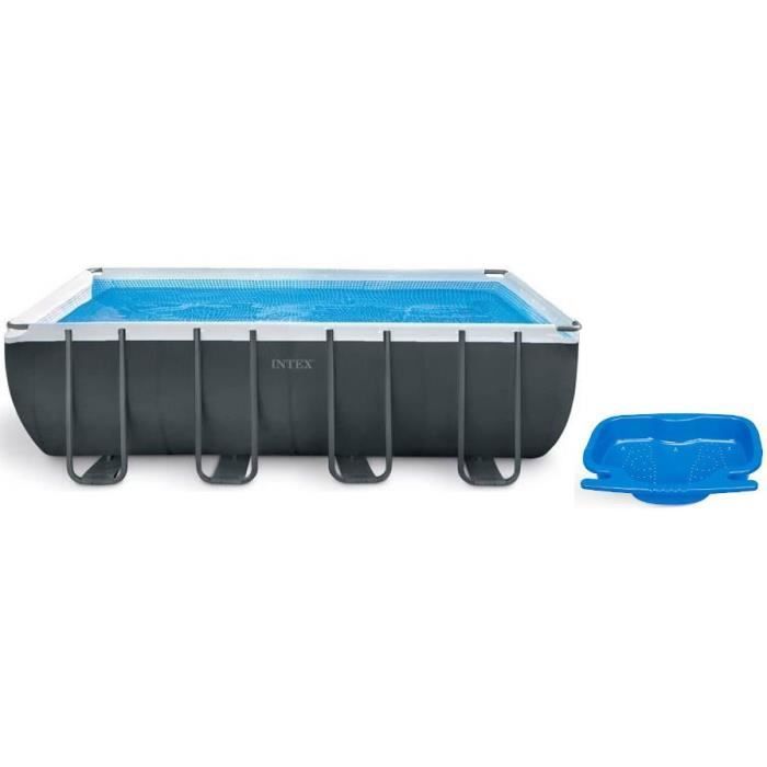 Kit piscina tubolare rettangolare Ultra XTR (L)5,49 x (P)2,74 x (A)1,32 m e vaschetta per i piedi