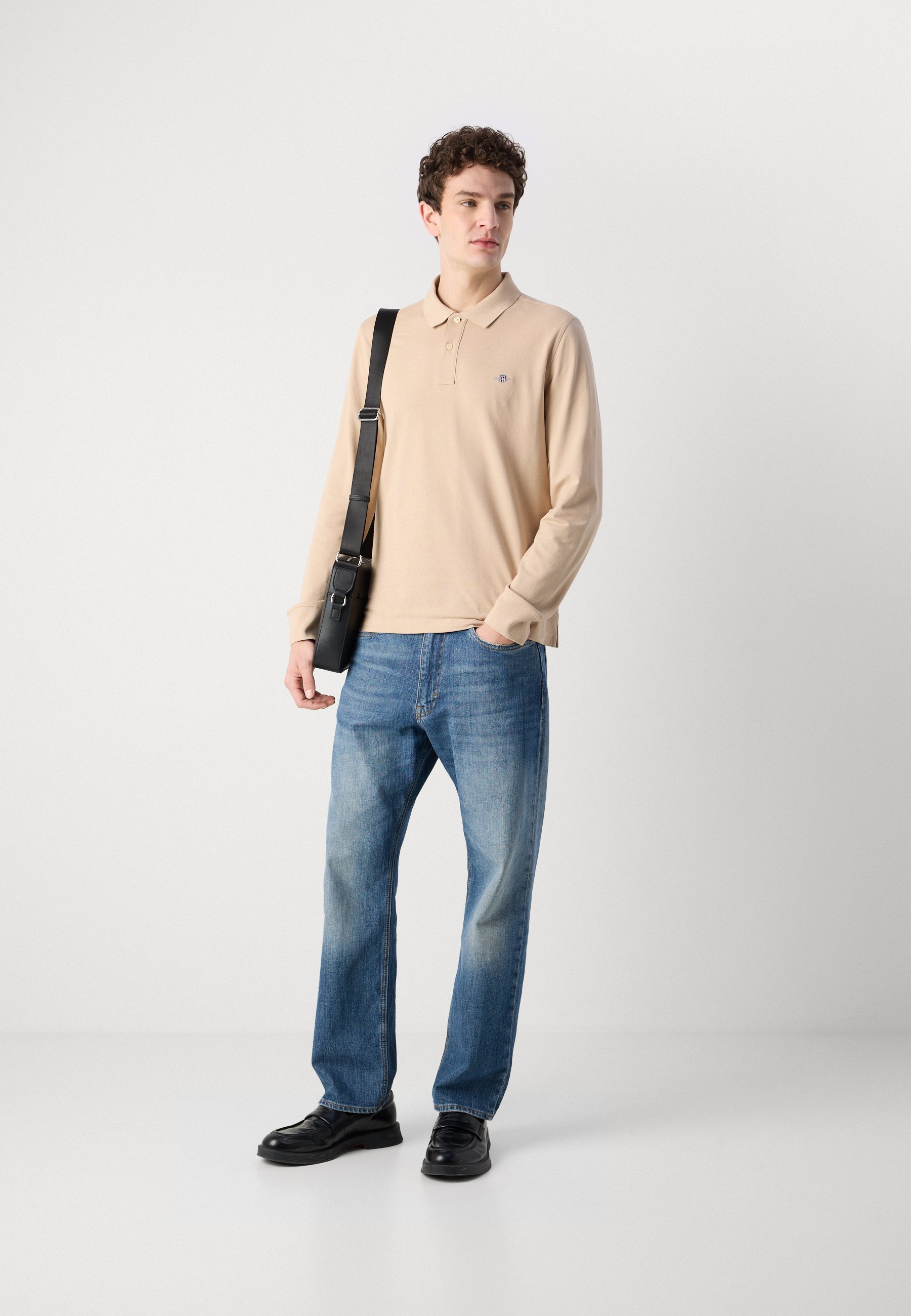 GANT SHIELD RUGGER - Poloskjorter - dark grey