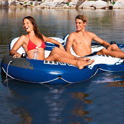 Intex River Run 2 felfújható dupla kerékkel és hűtővel - 243x157 cm