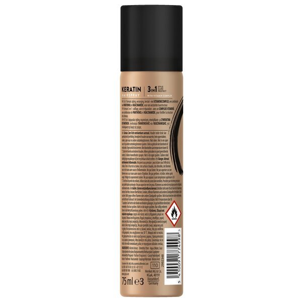 Syoss Hold 4 keratīna matu laka 75ml