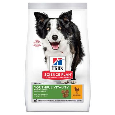 Hill's Science Plan Adult 7+ Senior Vitality Medium mit Huhn