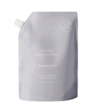 HAAN Prebiotisk dusjsåpepåfyll, Margarita Spirit, 450 ml