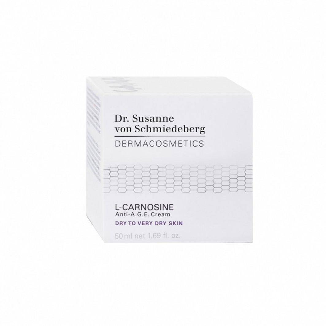 Dr. Susanne von Schmiedeberg Augencreme L-Carnosin Anti-Aging-Creme für trockene bis sehr trockene Haut – 50 ml
