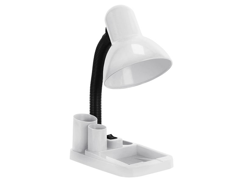 Lampka biurkowa Idol z tworzywa biała