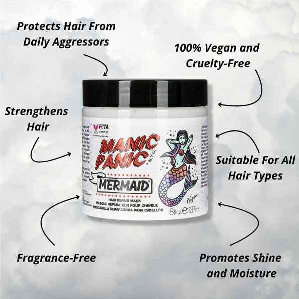 Maschera riparatrice per capelli Manic Panic Mermaid