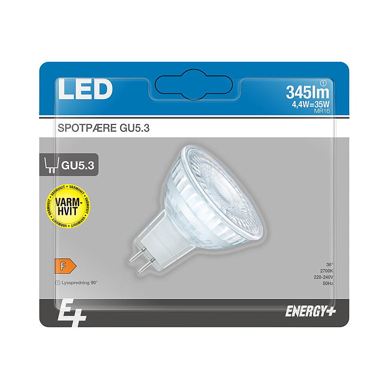 Energy Spot-pære LED 345 lm GU5.3 12 VE