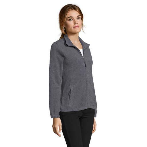 Dames basic polarjack met ritssluiting