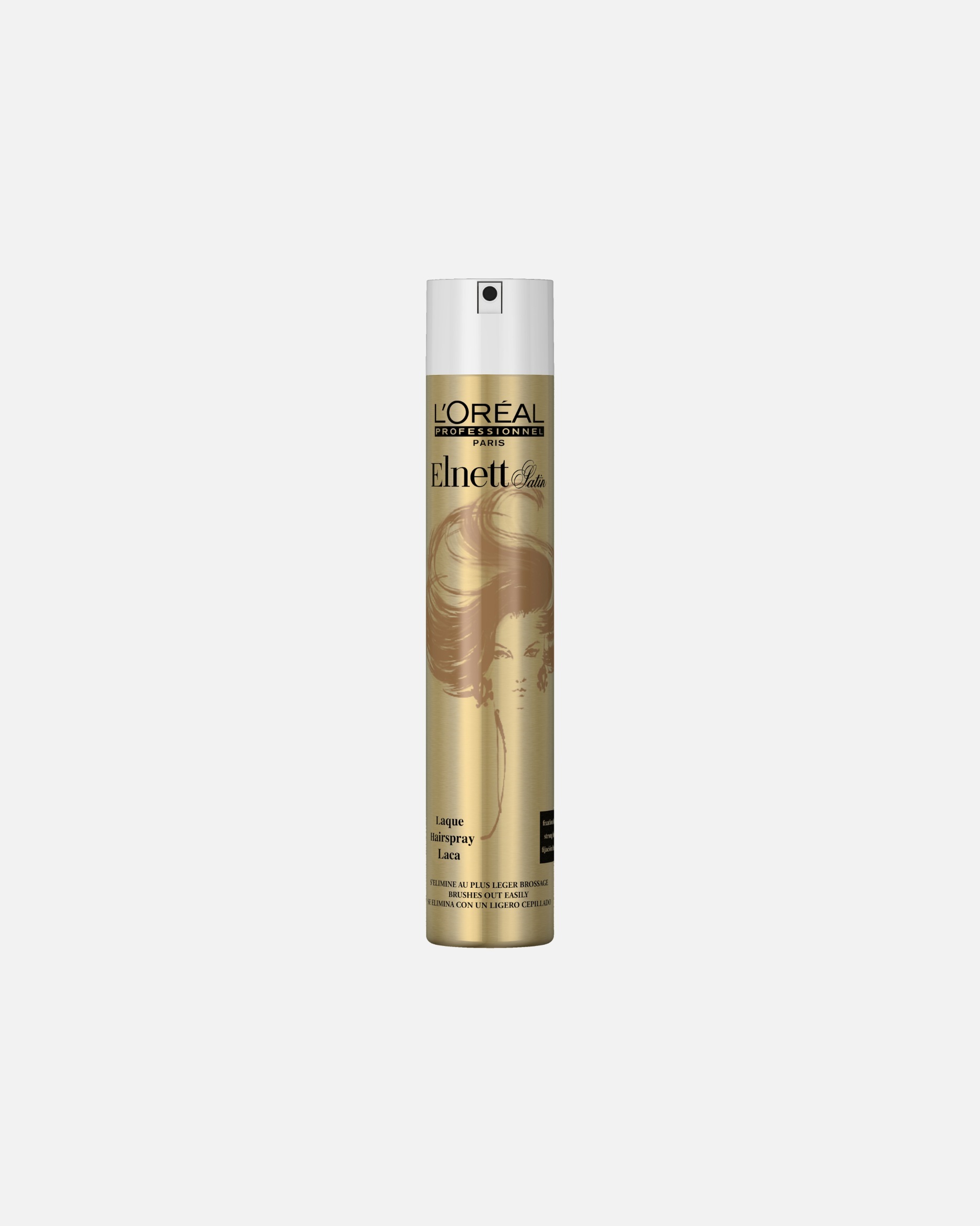 L'Oréal Professionnel Elnett Satin stiprus plaukų lakas - 500 ml
