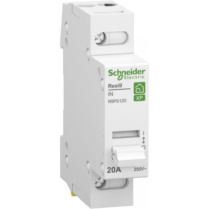 Presa elettrica - SCHNEIDER ELECTRIC - Interruttore bipolare 32A 2NO 250V AC - 2P+E - Monofase - Bianca