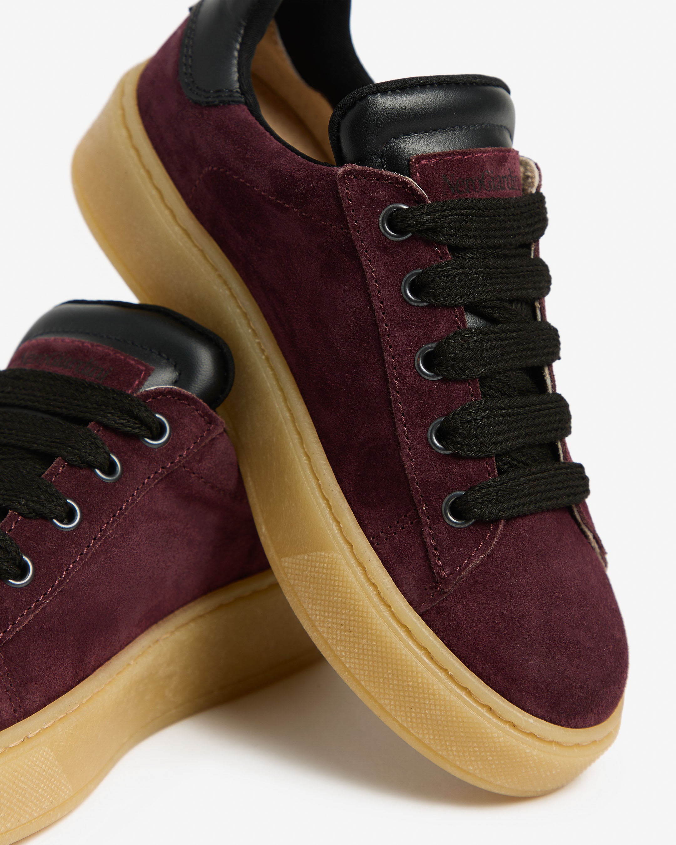  Baskets en daim et cuir pour adolescentes