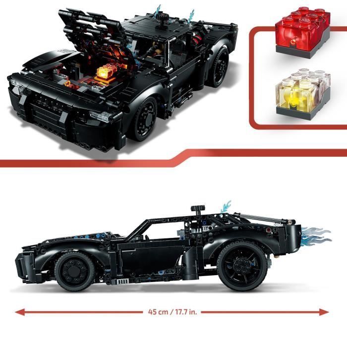 LEGO® Technic 42127 La Batmobile de Batman, Jouet Batmobile, Voiture Batman Jouet, Cadeau Garçon et Filles 10 Ans et Plus