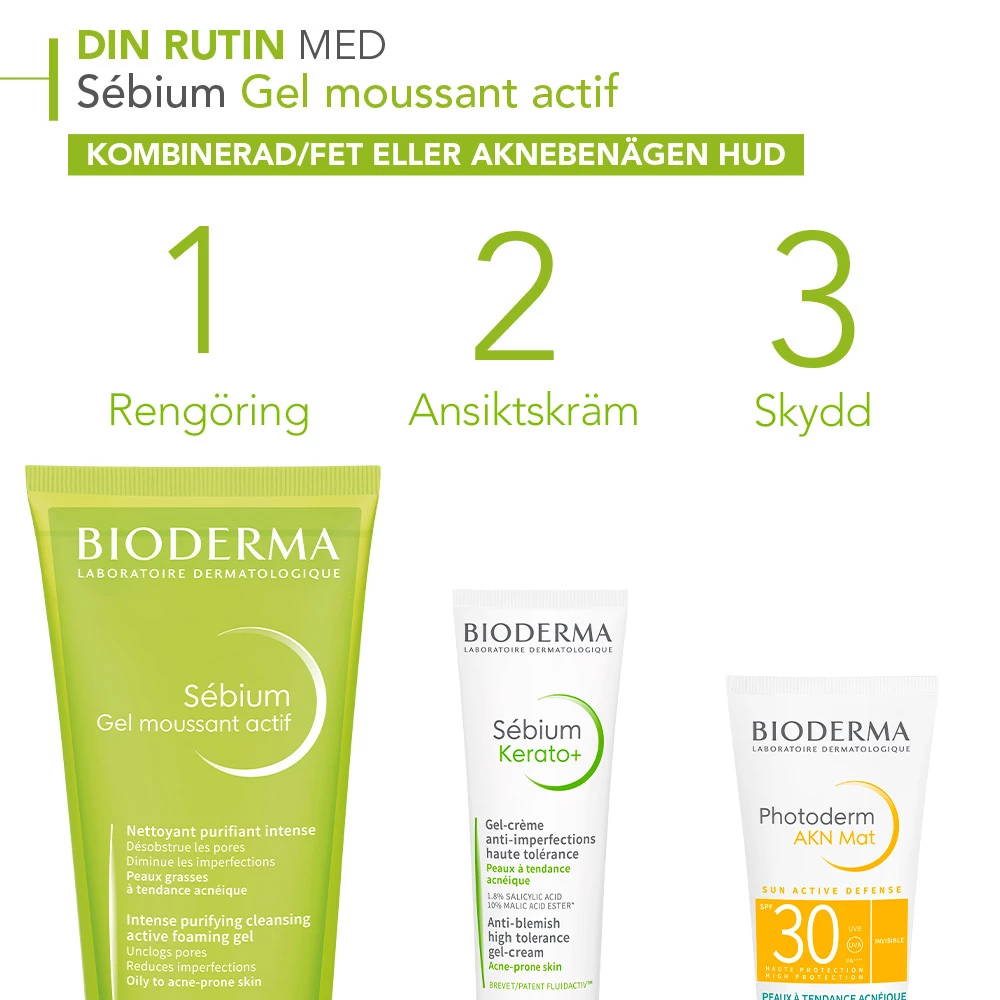 Sébium Gel Moussant Actif 200 ml - Bioderma