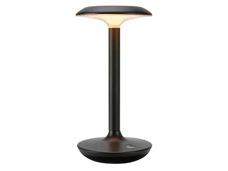 Lampa stołowa Perit LED ze ściemniaczem aluminiowa czarna