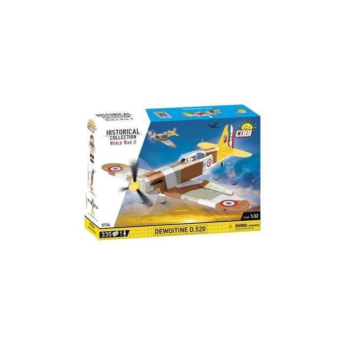 Avião de brinquedo - COBI - DEWOITINE D.520 - Plástico - Idade recomendada: 8+ - Unissex