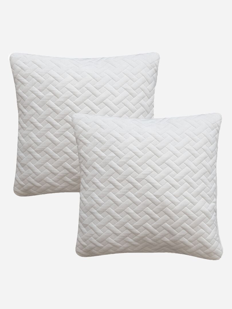 Set van 2 kussens - WIT