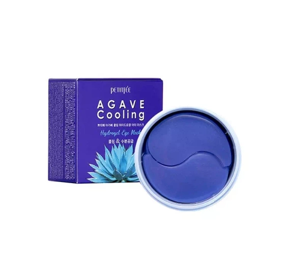 PETITFEE AGAVE COOLING HYDROŻELOWE PŁATKI POD OCZY 60SZT