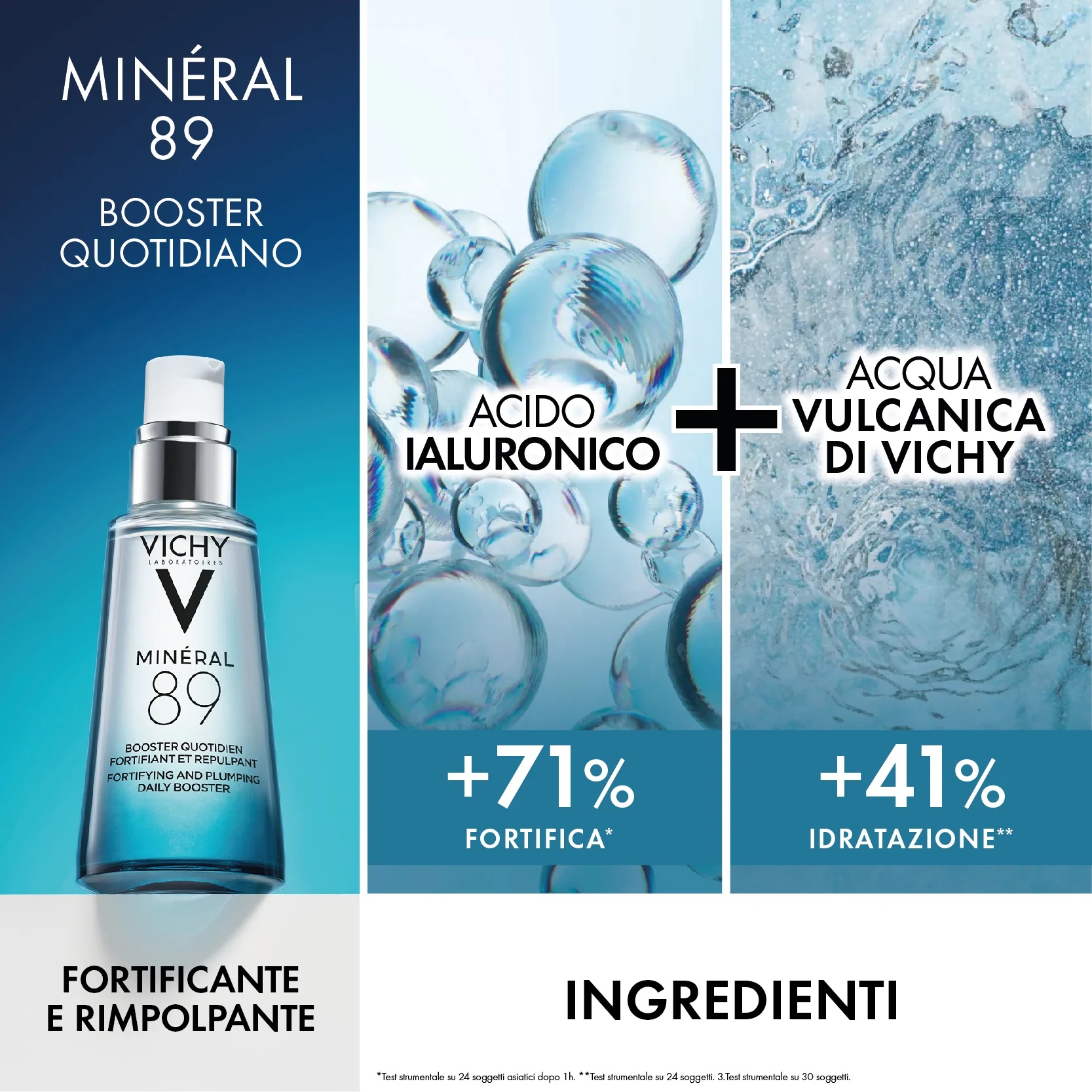 Vichy Mineral 89 Cadeauset: Mineral 89 Booster Serum 50ml + Mineral 89 Crème 15ml