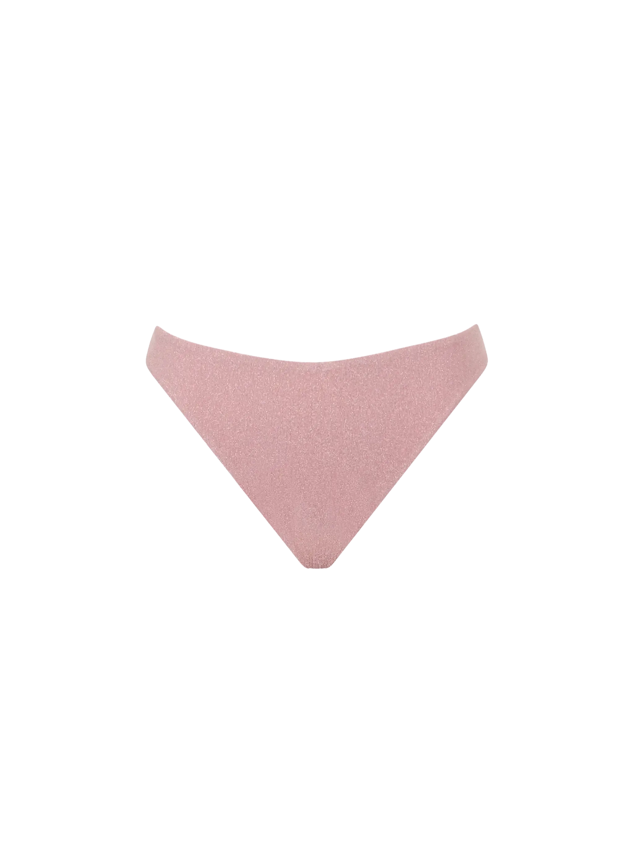 Hoog uitgesneden zwembroek van lurex voor dames