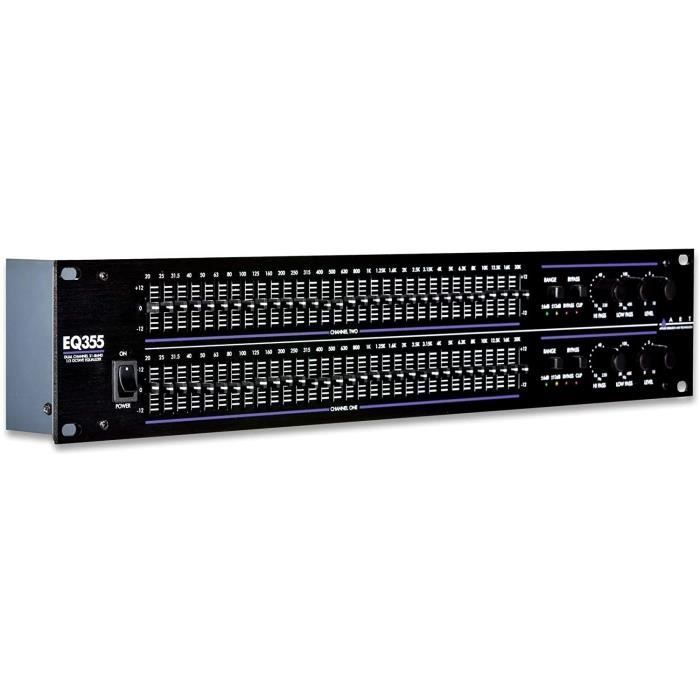 Ecualizador gráfico profesional ART, 2 x 31 bandas - EQ355