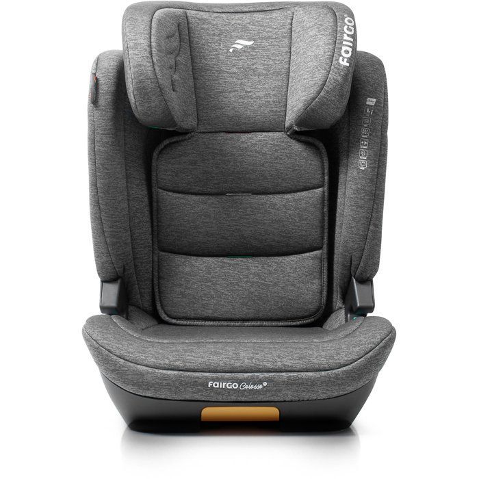 Silla de coche BABYAUTO Colosso - Grupo 2/3 - I-Size - 100/150 cm - Isofix - 11 posiciones de altura del reposacabezas - Gris