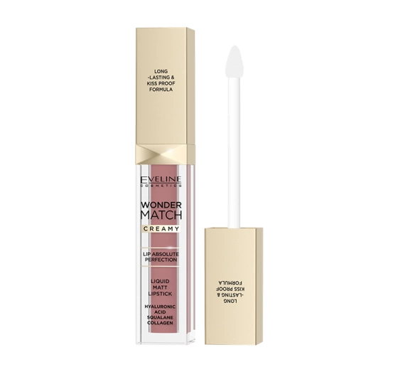 Eveline Cosmetics Wonder Match matowa pomadka w płynie 05 Sweet Nude 6,8 ml
