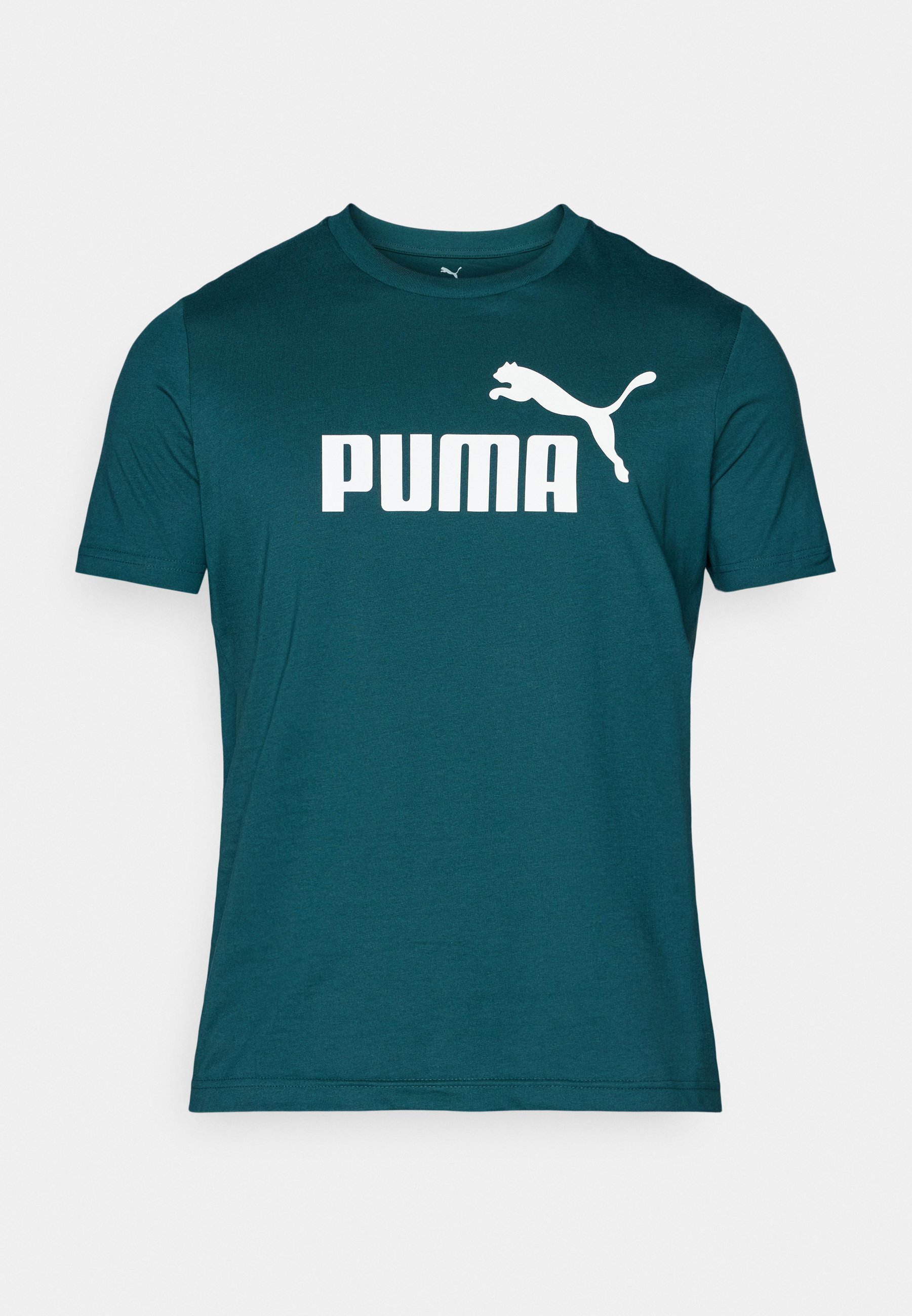 Puma LOGO T-shirt - T-shirt met print - groen terrein