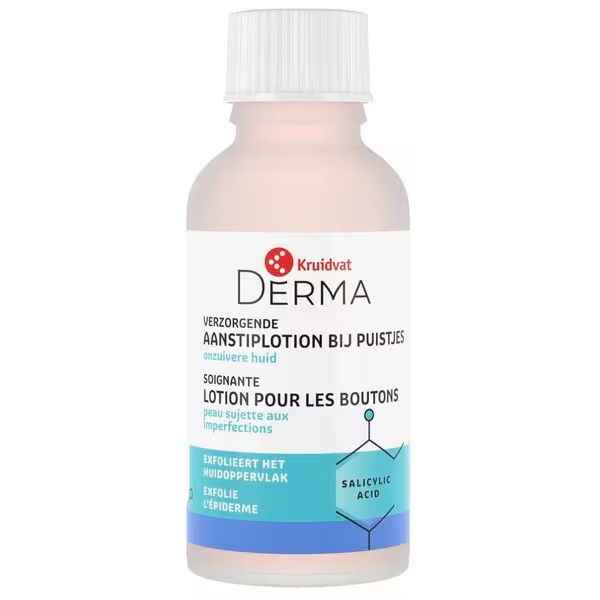 Kruidvat Derma losion za sušenje prištića<br>30 ml, nečista koža