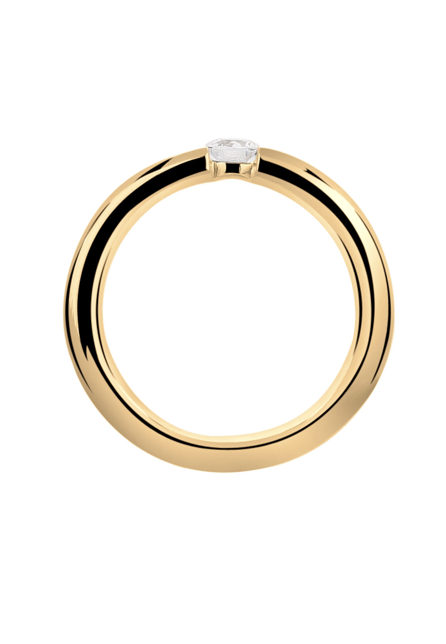 Nenalina Femmes Bague de fiançailles élégante avec des cristaux zirconium en argent sterling 925