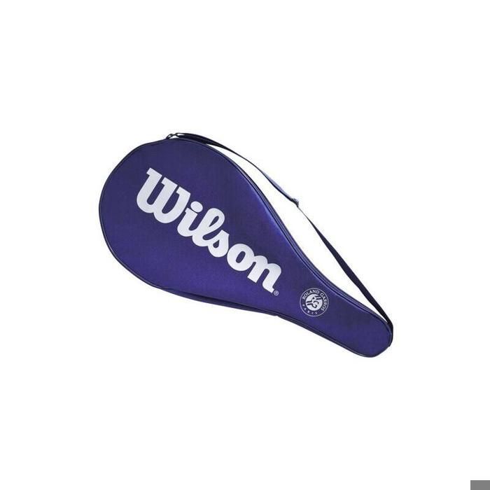 Tennisketchertaske - WILSON - Roland Garros Full - Komplet cover - Justerbar rem - Officielt logo