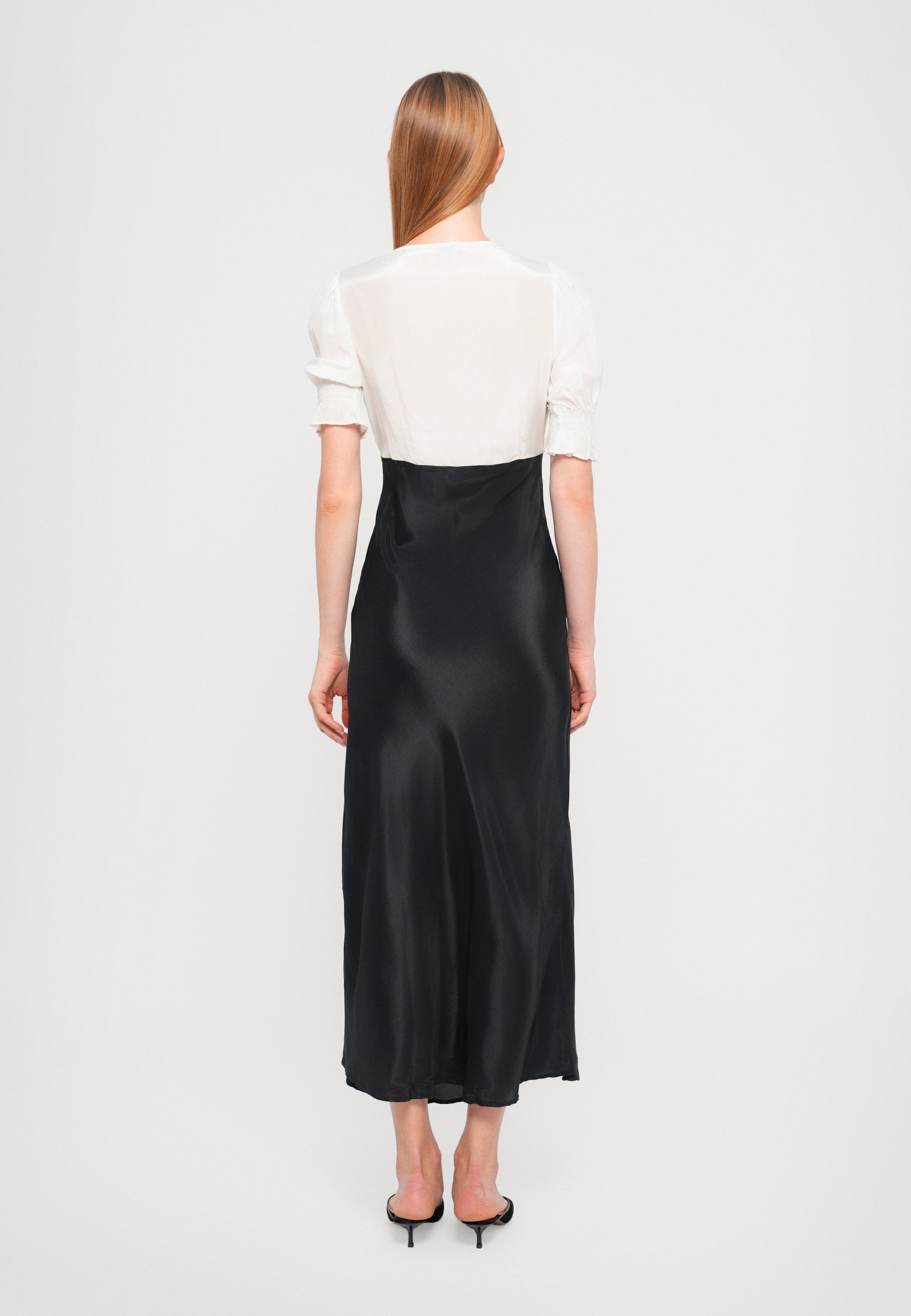 Maisonêtre LIZZIE JURK - Cocktailjurk / Feestjurk - gebroken wit/zwart
