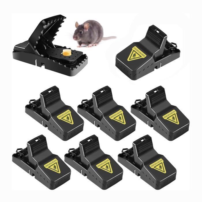 8pcs Mouse Trap, Reusable Rat Trap Clips, Mouse Trap Clips with Bait Box for Kitchens, Gardens, and Sheds
