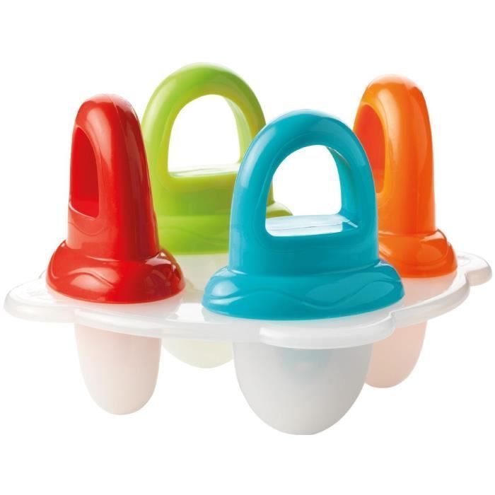 Moules à glace - NUBY - Fruitsicles - 4 bâtonnets