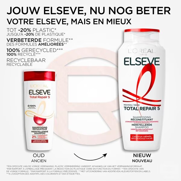 L'Oréal Paris Elseve Total Repair 5 Herstellende šampon<br>300ml